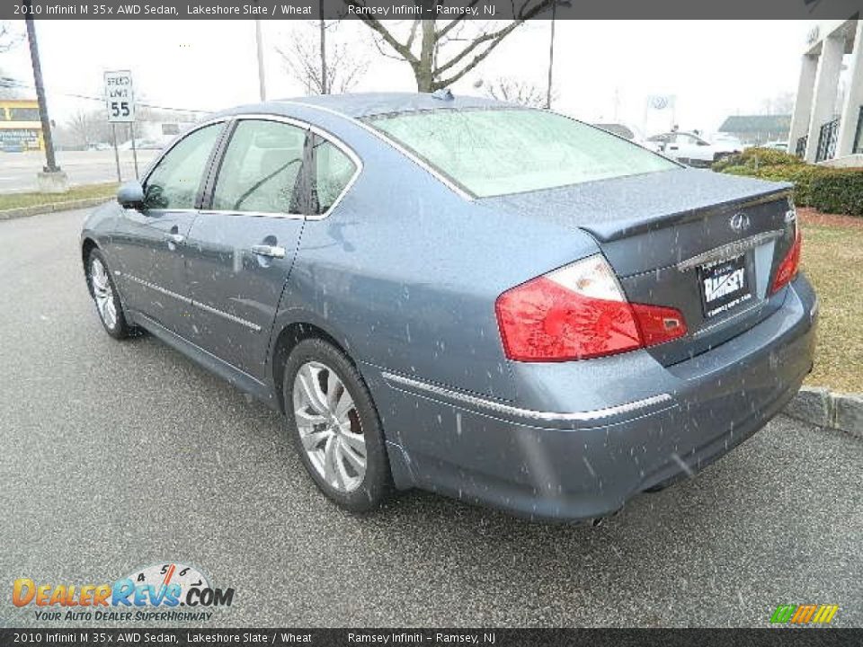 2010 Infiniti M 35x AWD Sedan Lakeshore Slate / Wheat Photo #5