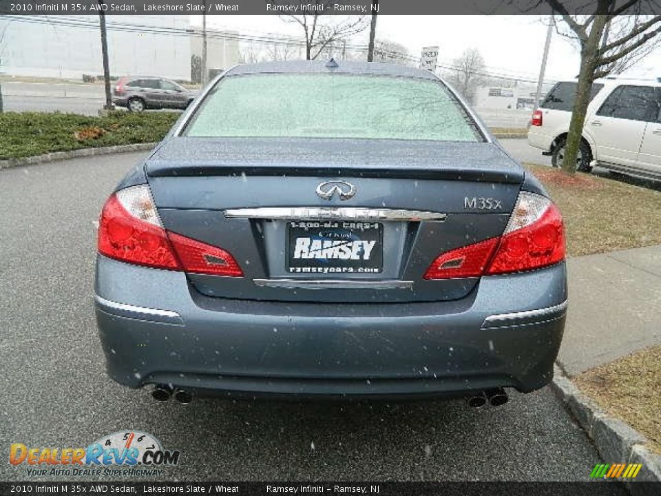 2010 Infiniti M 35x AWD Sedan Lakeshore Slate / Wheat Photo #6
