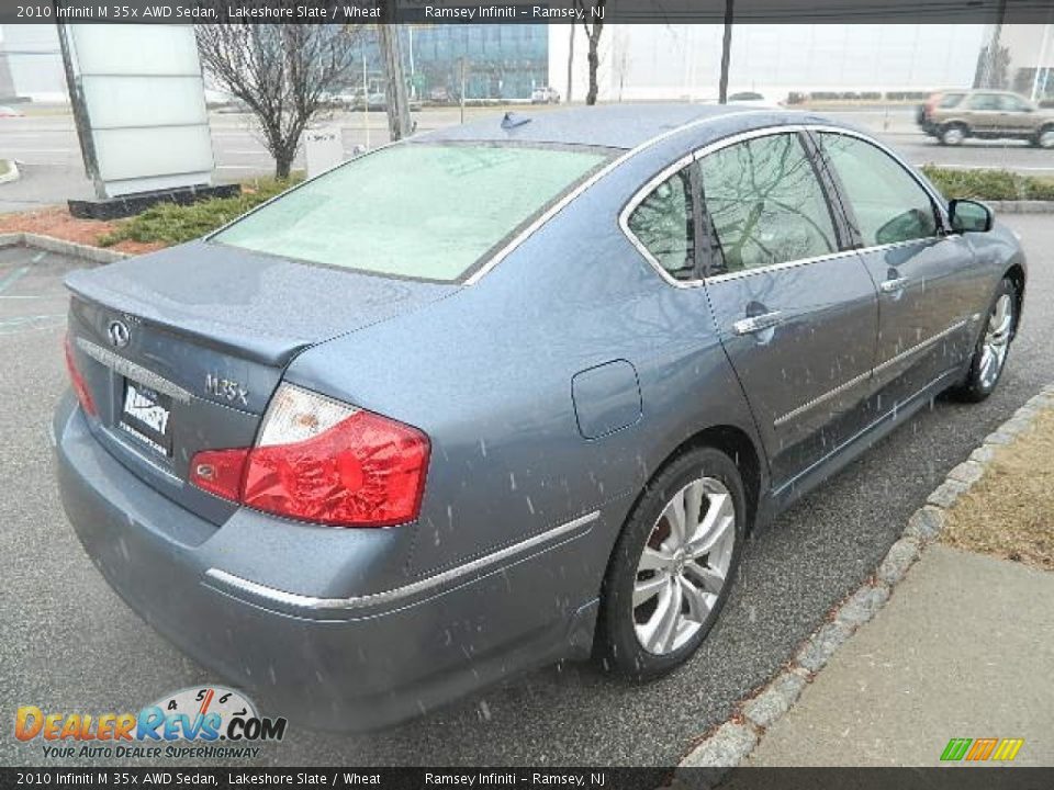 2010 Infiniti M 35x AWD Sedan Lakeshore Slate / Wheat Photo #7