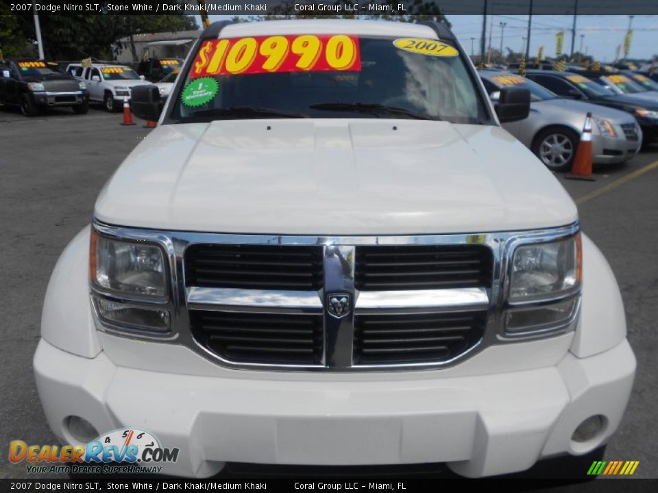 2007 Dodge Nitro SLT Stone White / Dark Khaki/Medium Khaki Photo #2