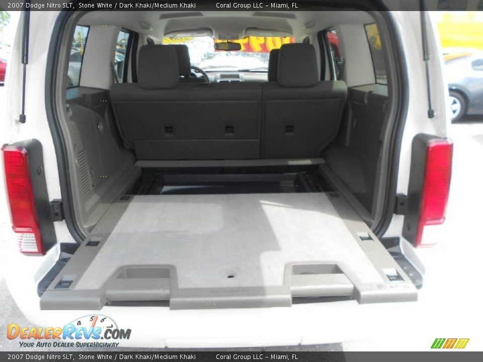 2007 Dodge Nitro SLT Stone White / Dark Khaki/Medium Khaki Photo #22