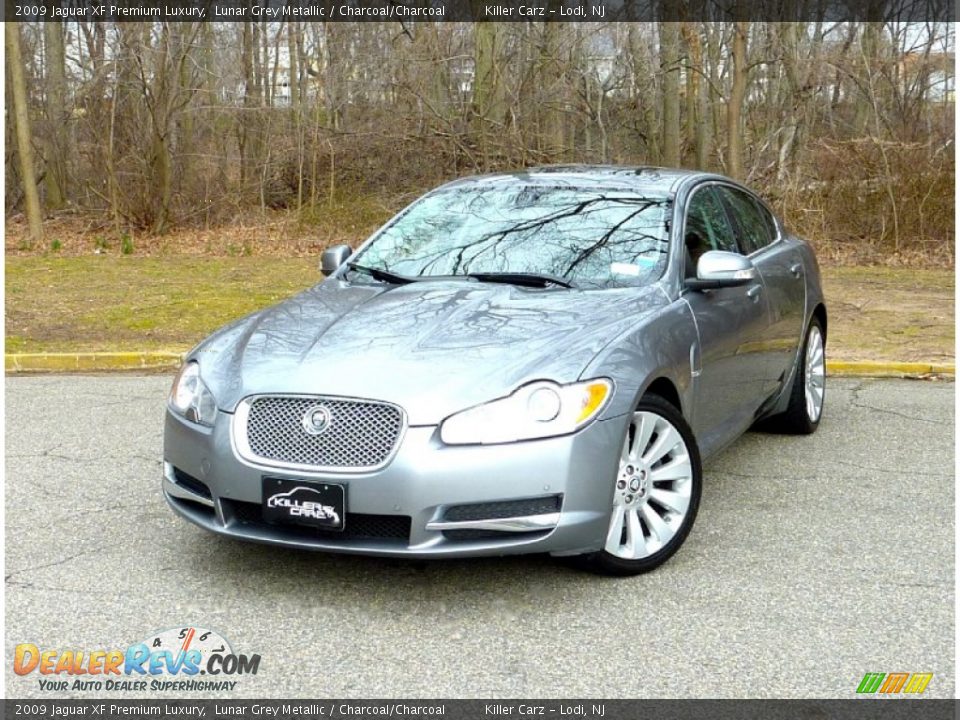 2009 Jaguar XF Premium Luxury Lunar Grey Metallic / Charcoal/Charcoal Photo #3