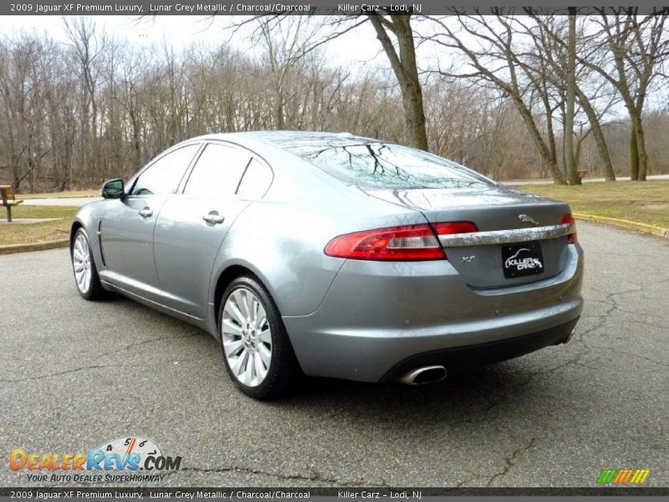 2009 Jaguar XF Premium Luxury Lunar Grey Metallic / Charcoal/Charcoal Photo #4