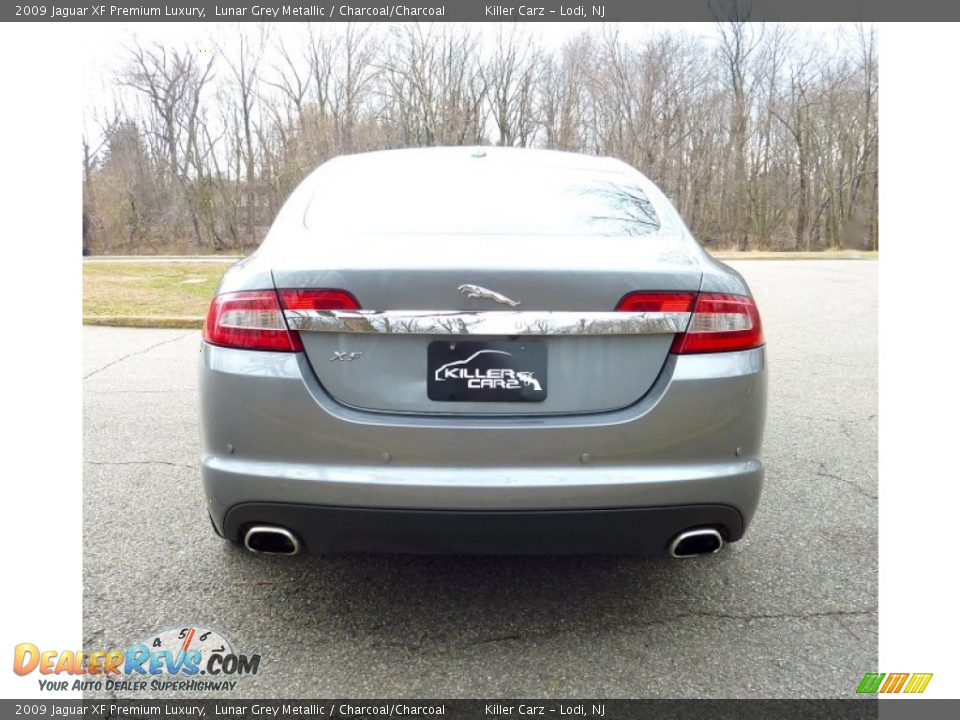 2009 Jaguar XF Premium Luxury Lunar Grey Metallic / Charcoal/Charcoal Photo #5