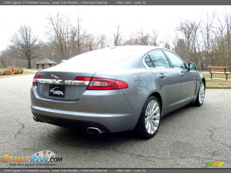 2009 Jaguar XF Premium Luxury Lunar Grey Metallic / Charcoal/Charcoal Photo #6
