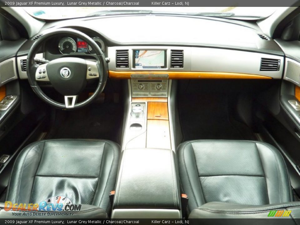 2009 Jaguar XF Premium Luxury Lunar Grey Metallic / Charcoal/Charcoal Photo #7