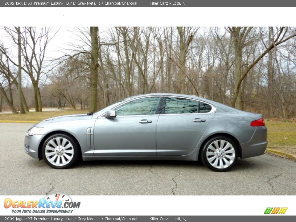 2009 Jaguar XF Premium Luxury Lunar Grey Metallic / Charcoal/Charcoal Photo #10