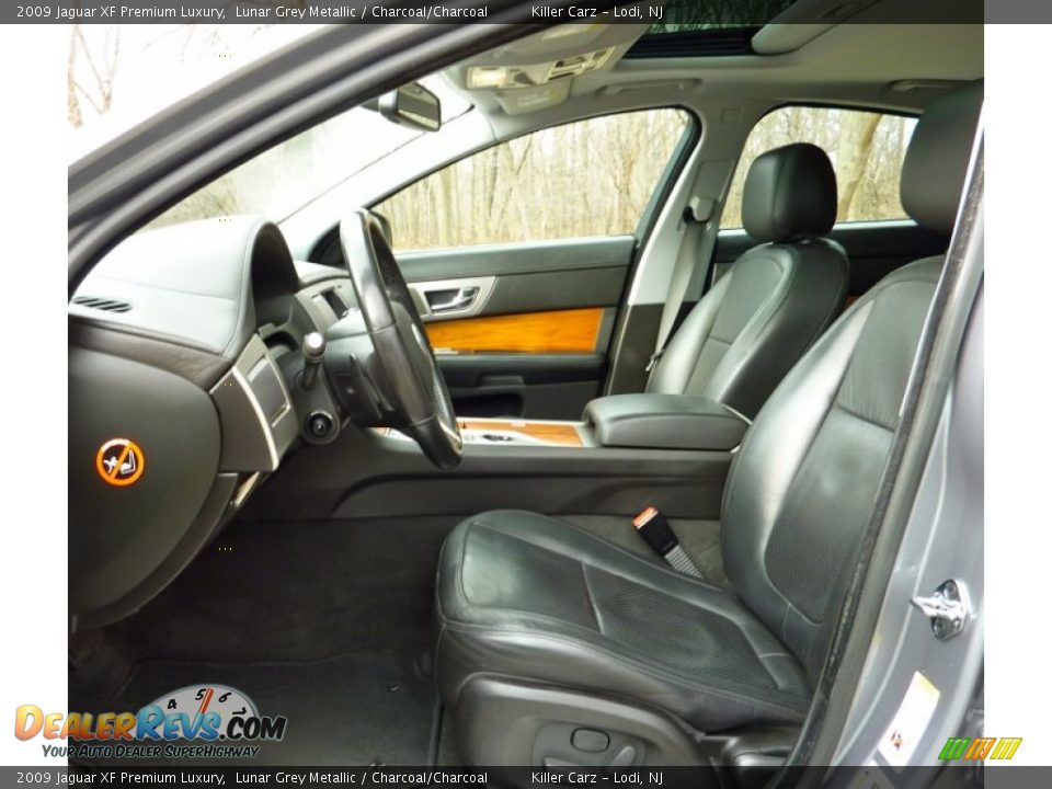 2009 Jaguar XF Premium Luxury Lunar Grey Metallic / Charcoal/Charcoal Photo #13