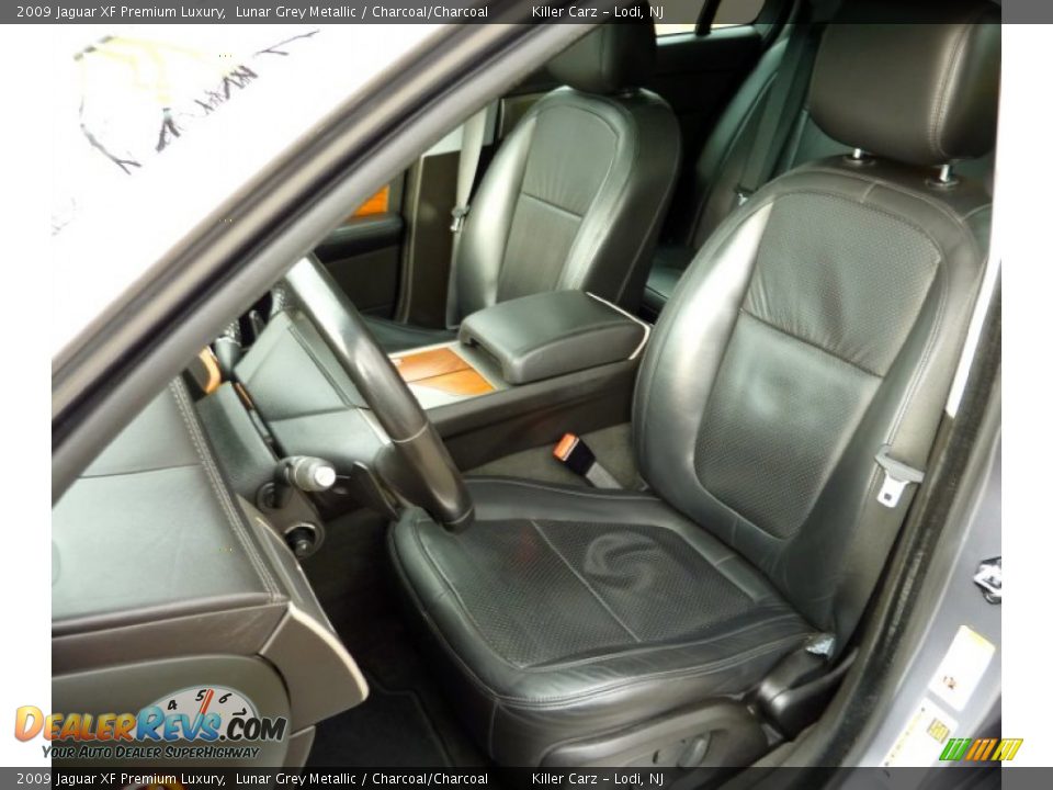 2009 Jaguar XF Premium Luxury Lunar Grey Metallic / Charcoal/Charcoal Photo #14