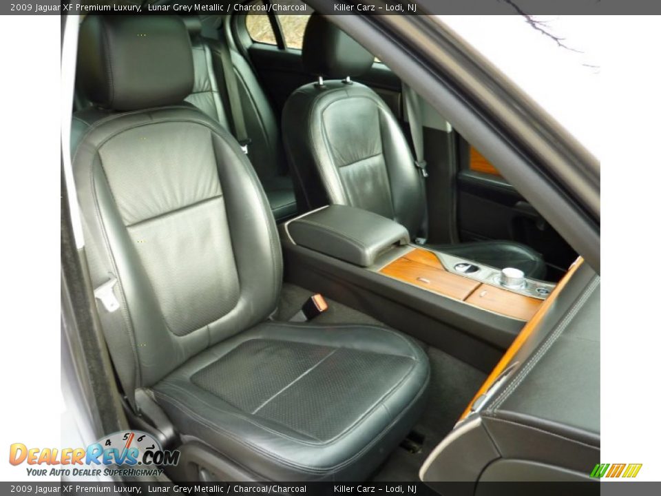 2009 Jaguar XF Premium Luxury Lunar Grey Metallic / Charcoal/Charcoal Photo #23