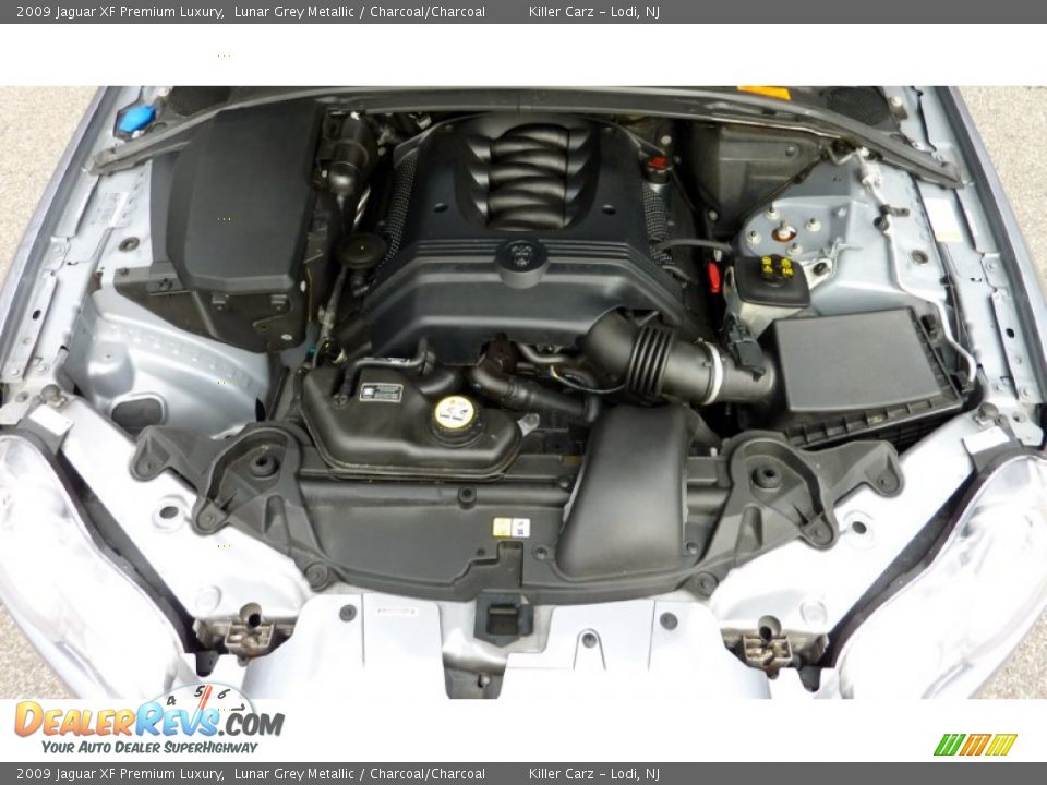 2009 Jaguar XF Premium Luxury Lunar Grey Metallic / Charcoal/Charcoal Photo #32