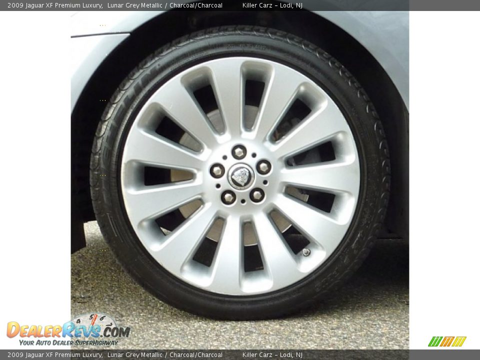 2009 Jaguar XF Premium Luxury Lunar Grey Metallic / Charcoal/Charcoal Photo #33