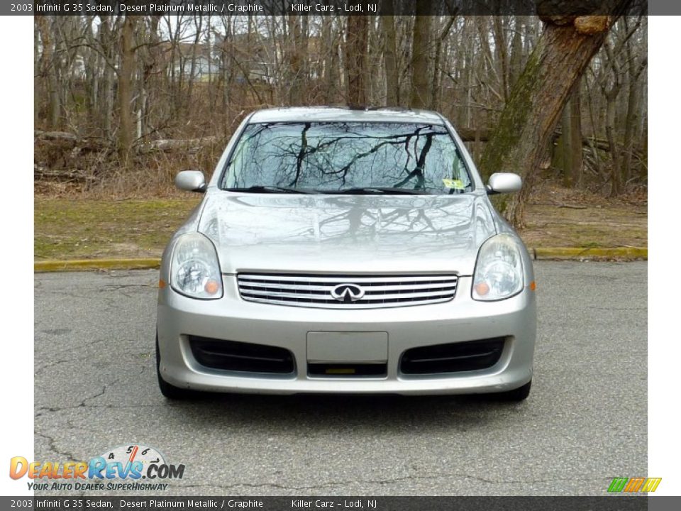 2003 Infiniti G 35 Sedan Desert Platinum Metallic / Graphite Photo #2