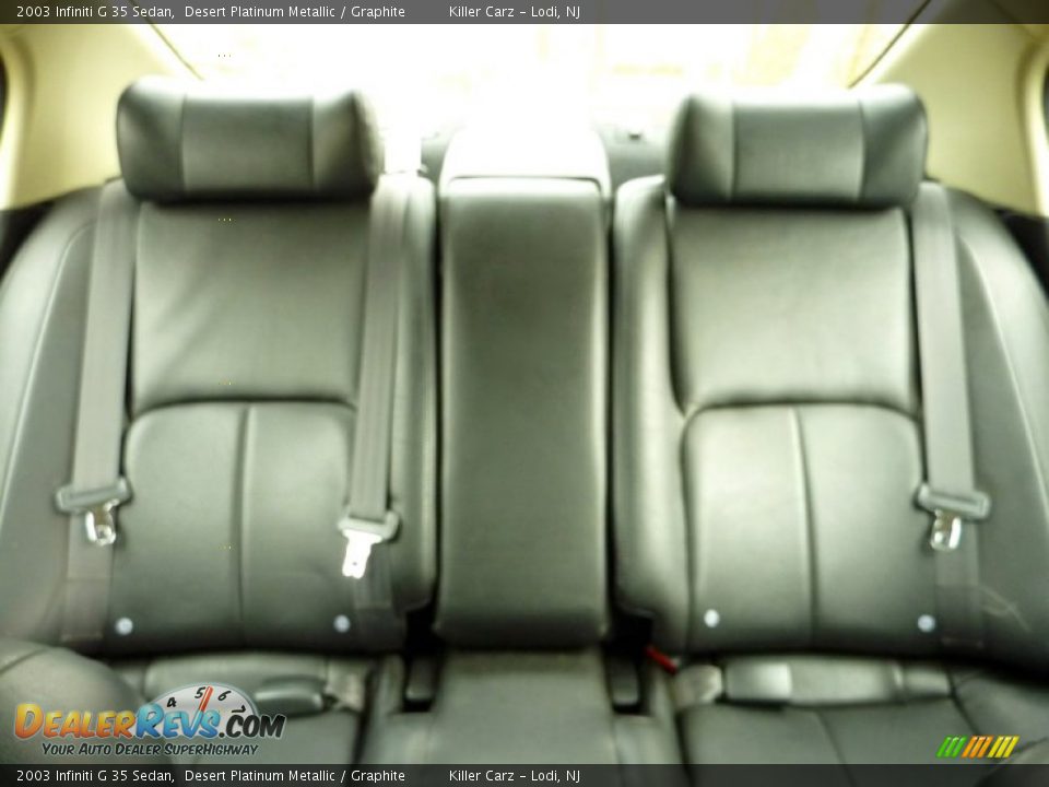 2003 Infiniti G 35 Sedan Desert Platinum Metallic / Graphite Photo #9