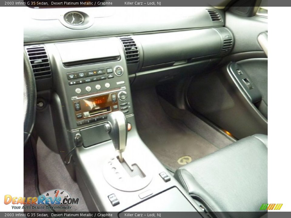 2003 Infiniti G 35 Sedan Desert Platinum Metallic / Graphite Photo #19