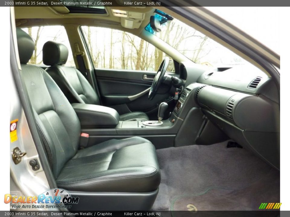 2003 Infiniti G 35 Sedan Desert Platinum Metallic / Graphite Photo #23
