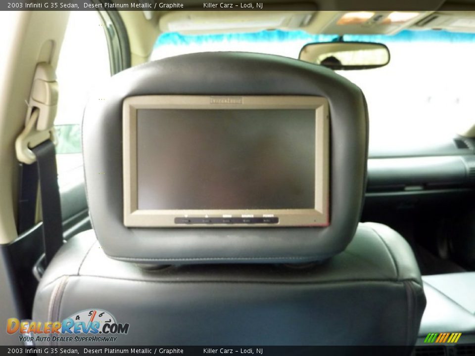 2003 Infiniti G 35 Sedan Desert Platinum Metallic / Graphite Photo #26