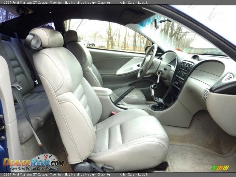 Front Seat of 1997 Ford Mustang GT Coupe Photo #21