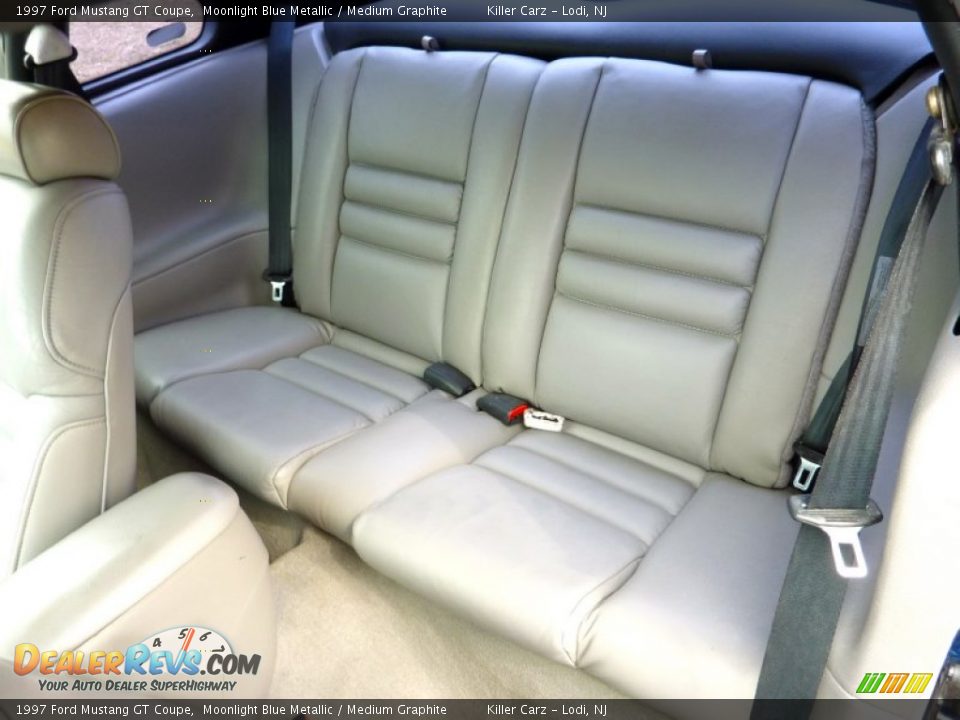 Rear Seat of 1997 Ford Mustang GT Coupe Photo #22