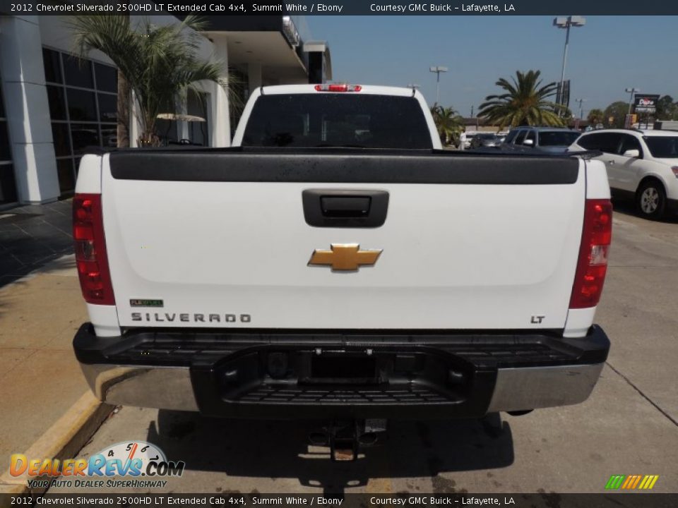 2012 Chevrolet Silverado 2500HD LT Extended Cab 4x4 Summit White / Ebony Photo #3