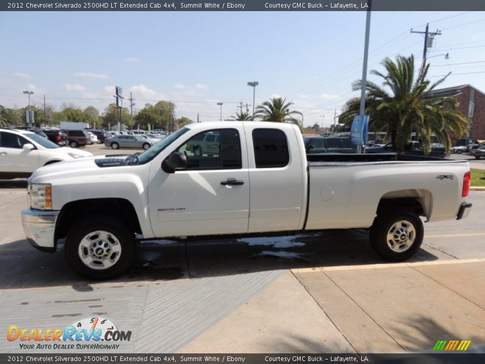2012 Chevrolet Silverado 2500HD LT Extended Cab 4x4 Summit White / Ebony Photo #5