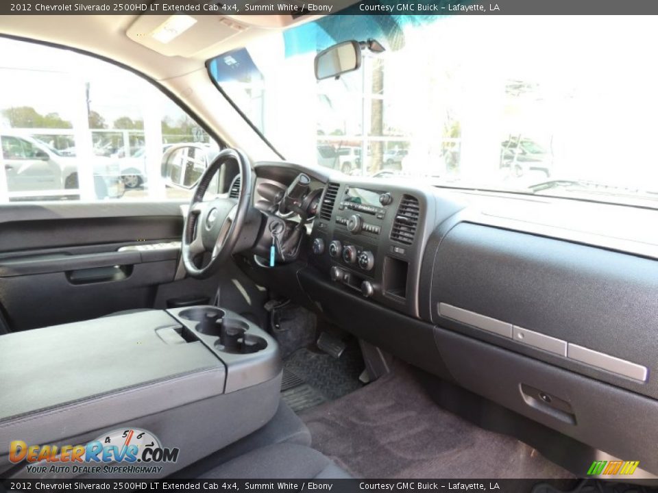 2012 Chevrolet Silverado 2500HD LT Extended Cab 4x4 Summit White / Ebony Photo #6