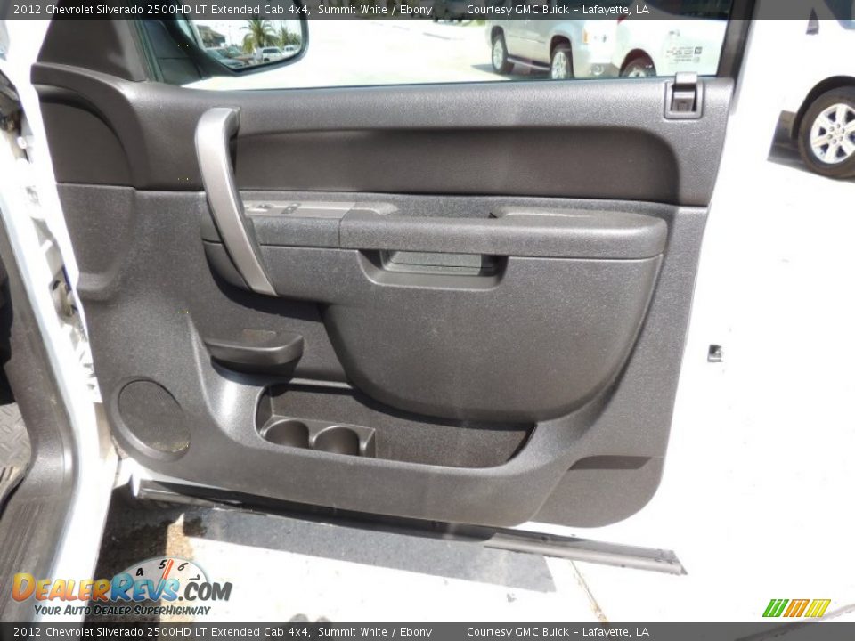2012 Chevrolet Silverado 2500HD LT Extended Cab 4x4 Summit White / Ebony Photo #7