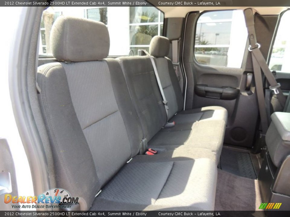2012 Chevrolet Silverado 2500HD LT Extended Cab 4x4 Summit White / Ebony Photo #8