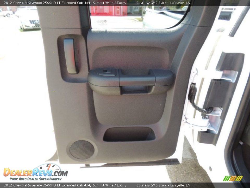 2012 Chevrolet Silverado 2500HD LT Extended Cab 4x4 Summit White / Ebony Photo #9
