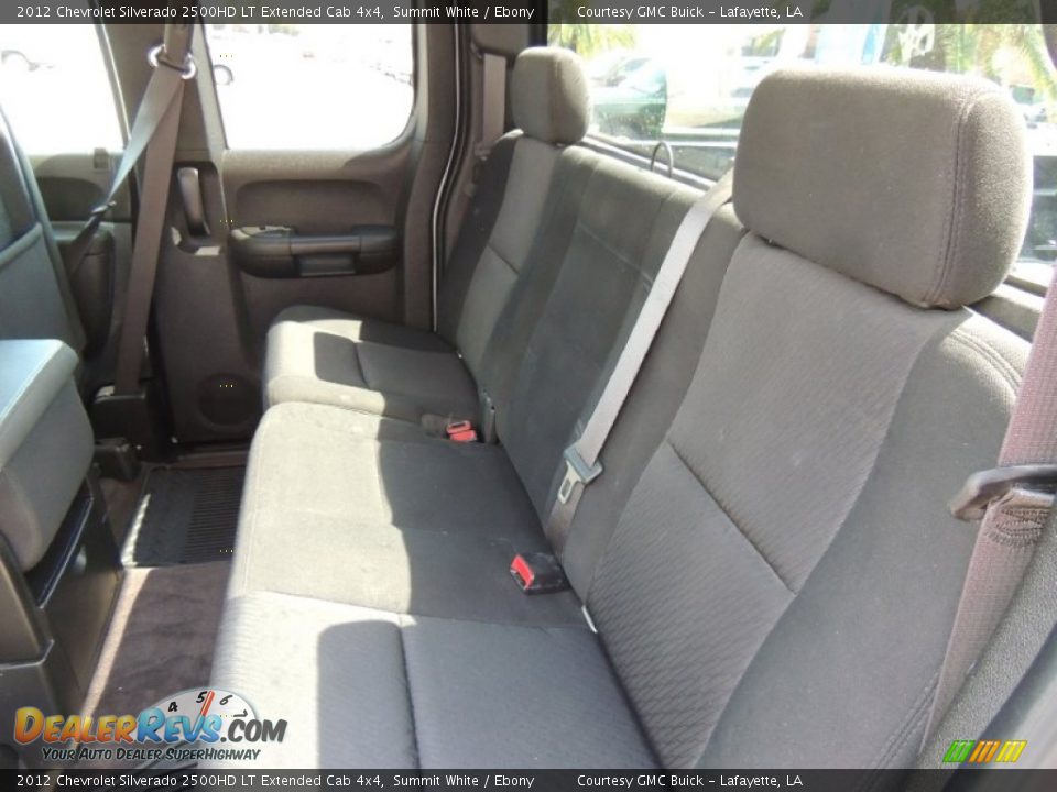 2012 Chevrolet Silverado 2500HD LT Extended Cab 4x4 Summit White / Ebony Photo #10