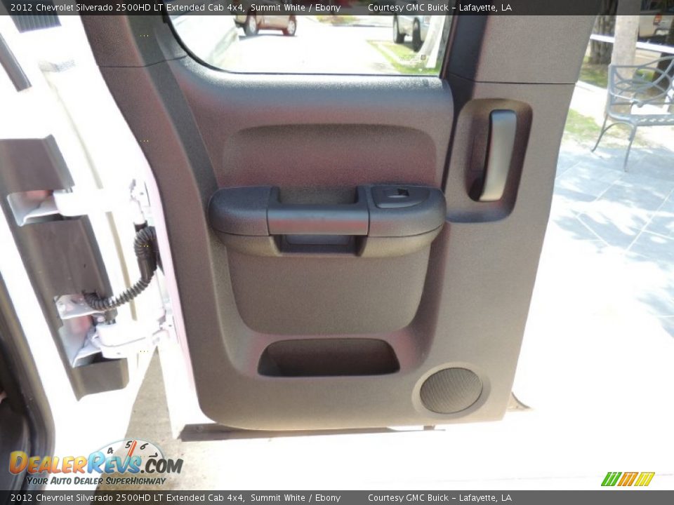 2012 Chevrolet Silverado 2500HD LT Extended Cab 4x4 Summit White / Ebony Photo #11
