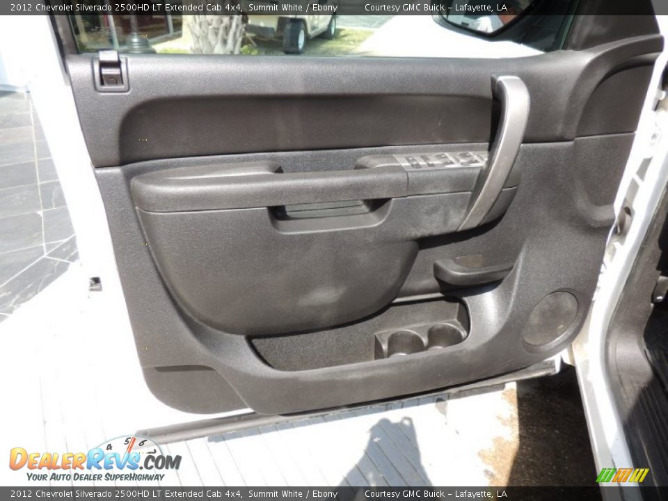 2012 Chevrolet Silverado 2500HD LT Extended Cab 4x4 Summit White / Ebony Photo #13