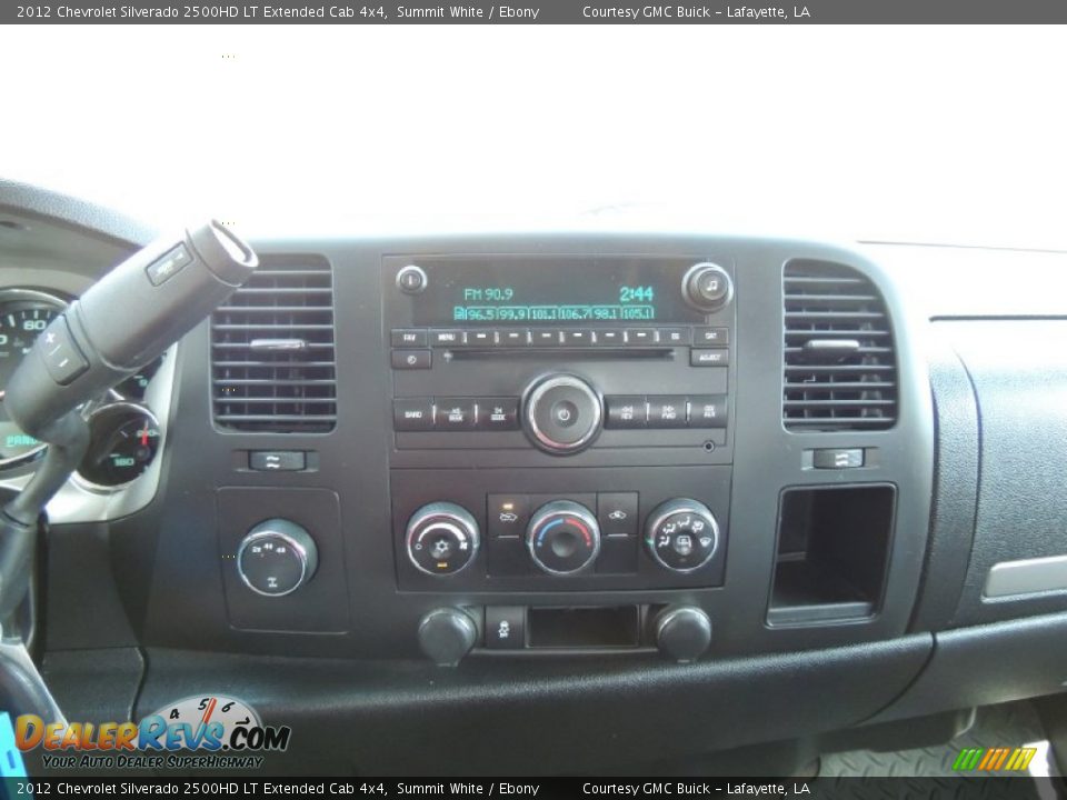 2012 Chevrolet Silverado 2500HD LT Extended Cab 4x4 Summit White / Ebony Photo #17