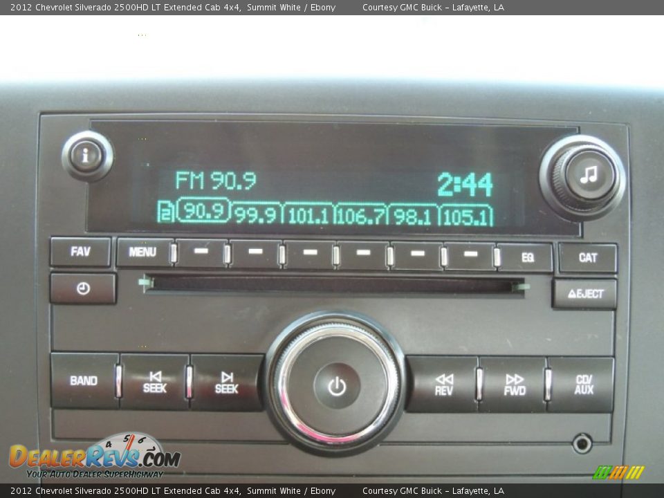 2012 Chevrolet Silverado 2500HD LT Extended Cab 4x4 Summit White / Ebony Photo #18