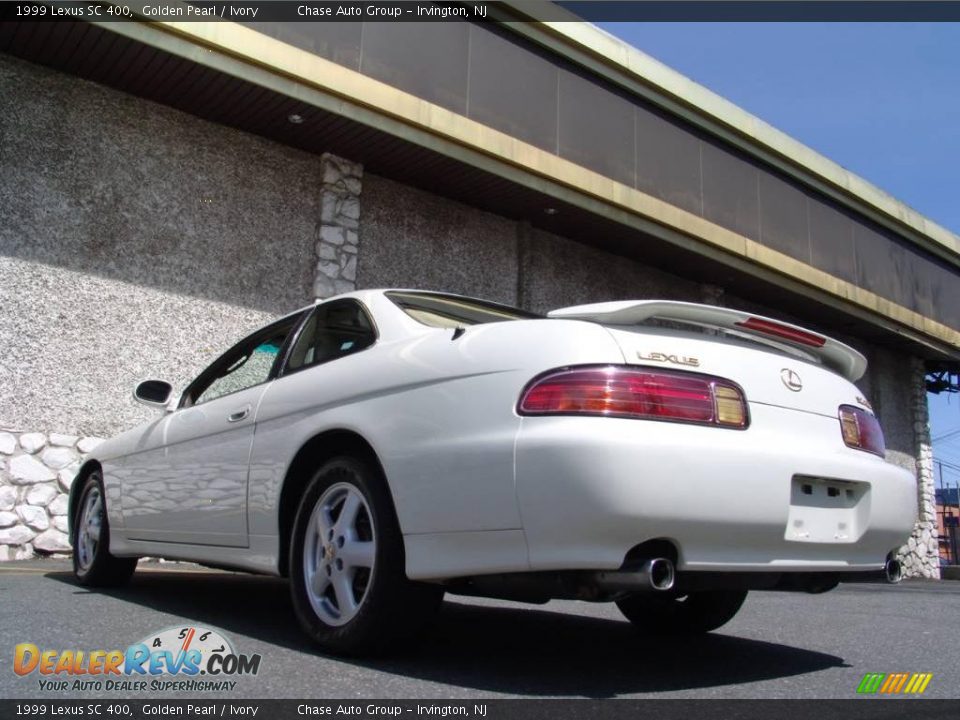 1999 Lexus SC 400 Golden Pearl / Ivory Photo #7