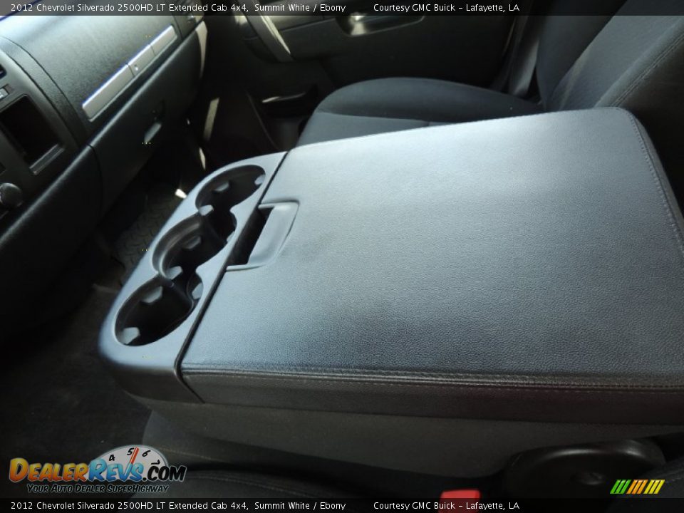 2012 Chevrolet Silverado 2500HD LT Extended Cab 4x4 Summit White / Ebony Photo #21