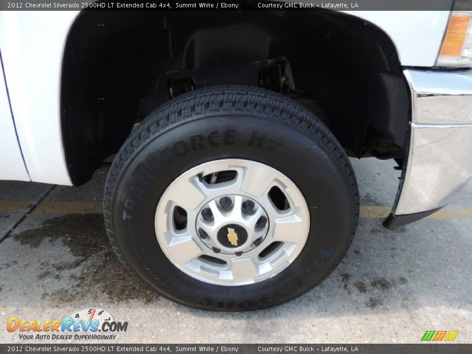 2012 Chevrolet Silverado 2500HD LT Extended Cab 4x4 Summit White / Ebony Photo #23