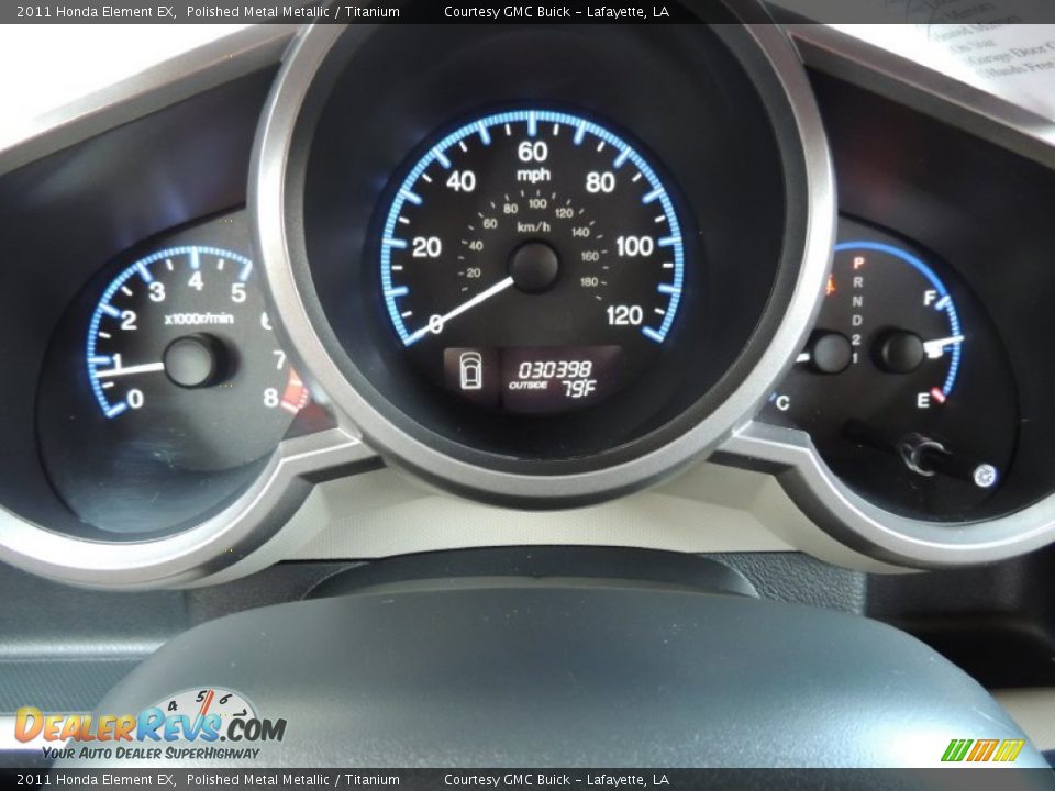 2011 Honda Element EX Polished Metal Metallic / Titanium Photo #15