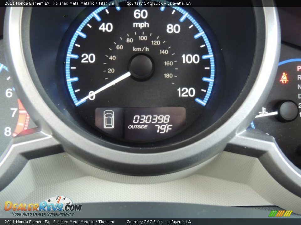 2011 Honda Element EX Polished Metal Metallic / Titanium Photo #16