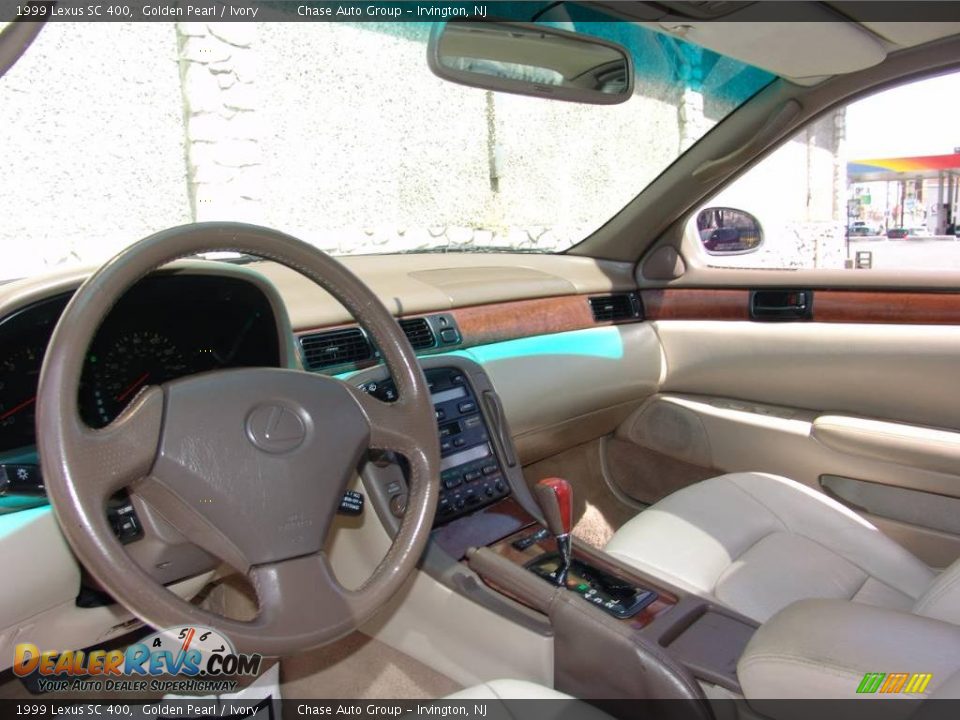 1999 Lexus SC 400 Golden Pearl / Ivory Photo #18