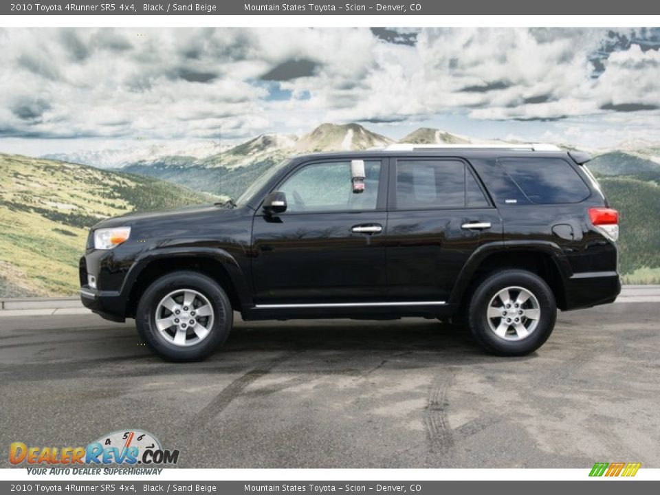 2010 Toyota 4Runner SR5 4x4 Black / Sand Beige Photo #5