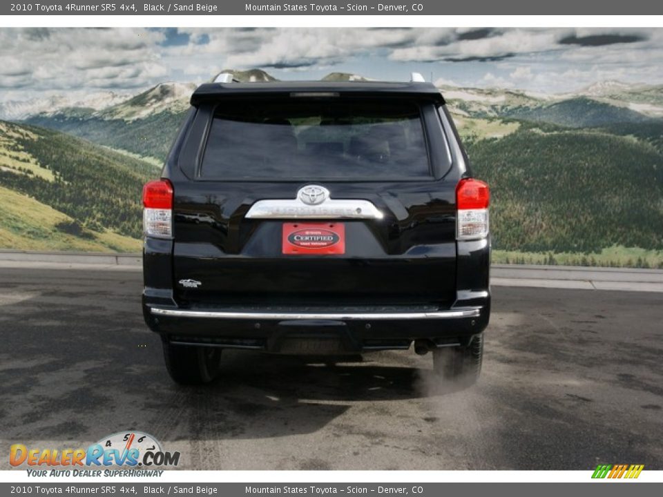 2010 Toyota 4Runner SR5 4x4 Black / Sand Beige Photo #8