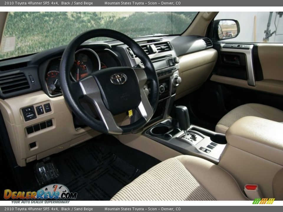 2010 Toyota 4Runner SR5 4x4 Black / Sand Beige Photo #9