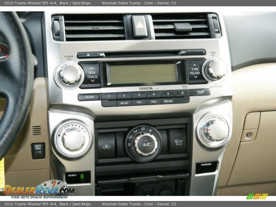 2010 Toyota 4Runner SR5 4x4 Black / Sand Beige Photo #11