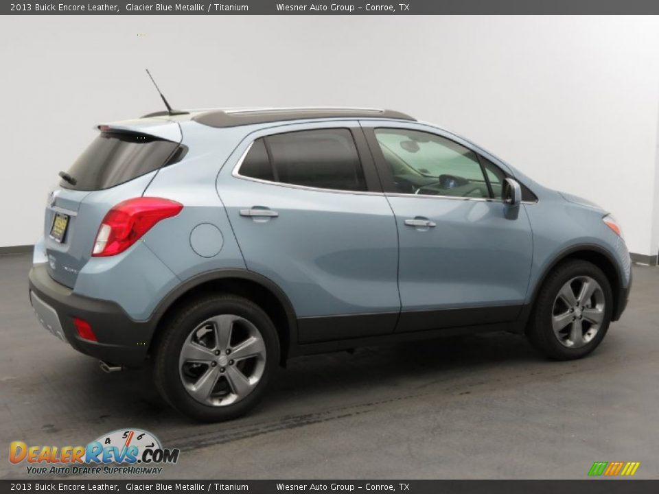 2013 Buick Encore Leather Glacier Blue Metallic / Titanium Photo #2