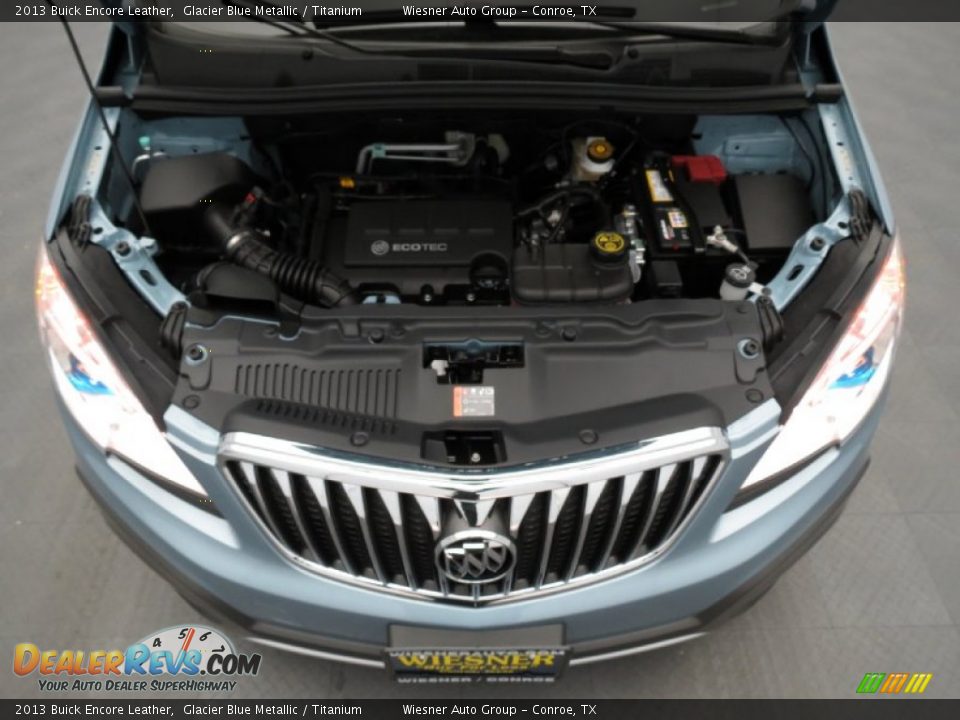 2013 Buick Encore Leather Glacier Blue Metallic / Titanium Photo #3