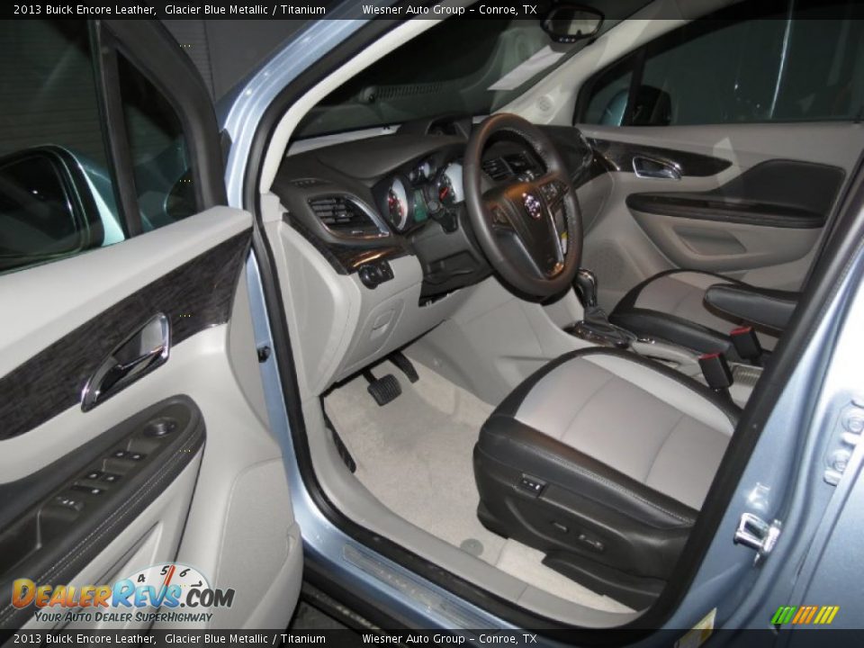 Titanium Interior - 2013 Buick Encore Leather Photo #4