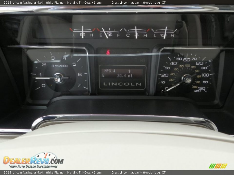 2013 Lincoln Navigator 4x4 Gauges Photo #18