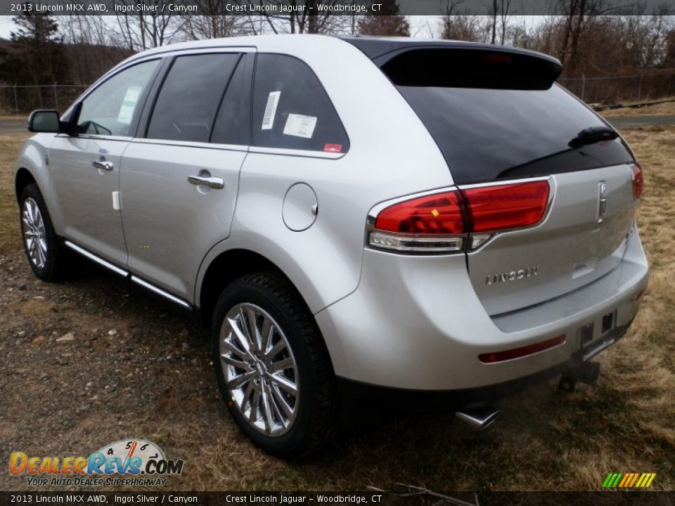 2013 Lincoln MKX AWD Ingot Silver / Canyon Photo #4