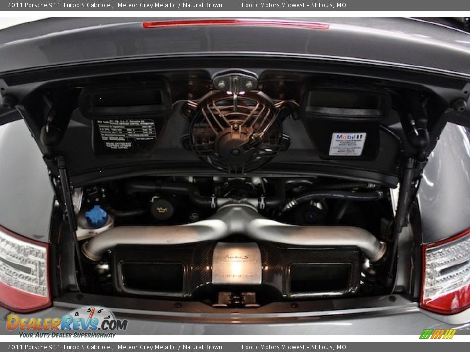 2011 Porsche 911 Turbo S Cabriolet 3.8 Liter Twin-Turbocharged DOHC 24-Valve VarioCam Flat 6 Cylinder Engine Photo #23